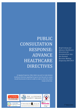 Advance Healthcare Directives