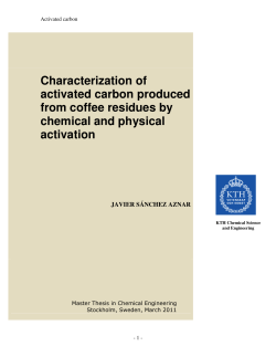 Characterization of activated carbon produced from