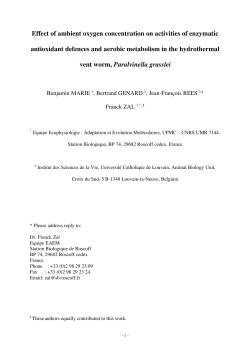 Effect of ambient oxygen concentration on activities of enzymatic