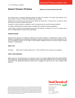 sun chemical ts23 - tds