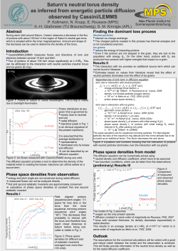 Saturn`s neutral torus density as inferred from energetic