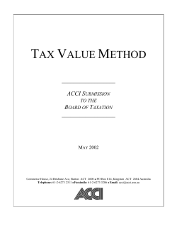 tax value method