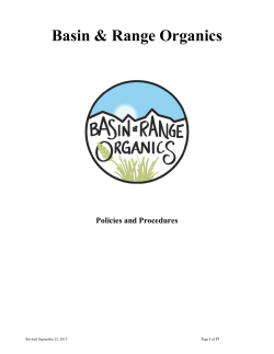 nevada organic certification program