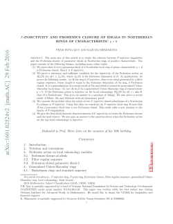 $ F $-injectivity and Frobenius closure of ideals in Noetherian rings