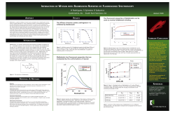 INTERACTION OF MYOSIN WITH BLEBBISTATIN