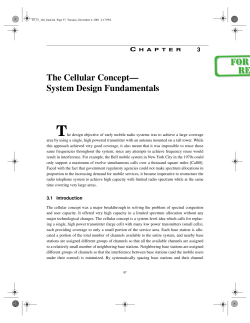 The Cellular Concept&mdash; System Design Fundamentals