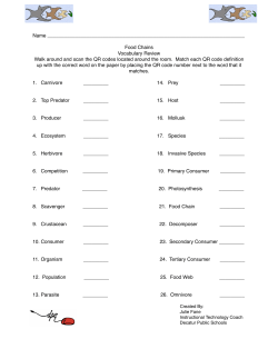 Food Chains - Decatur Public Schools