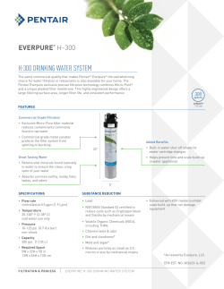 h-300 drinking water system