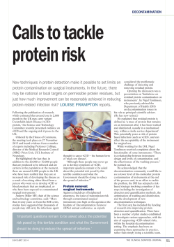 New techniques in protein detection make it possible to set limits on