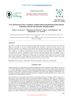 Synthesis, antimicrobial and photochemotherapeutic evaluation