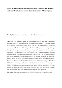 Use of alternative media and different types of recipients in a