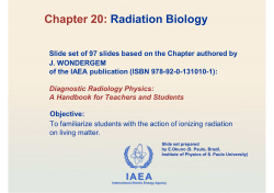 Chapter 20: Radiation Biology