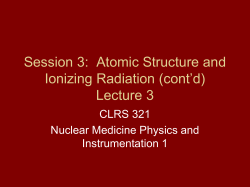 Radiation Interaction with Matter