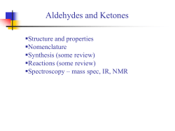 aldehyde - OCCC.edu