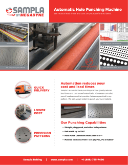 Automatic Hole Punching Machine