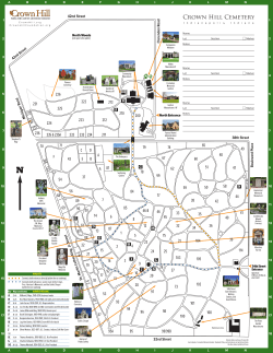 Crown Hill Map - Crown Hill Heritage Foundation