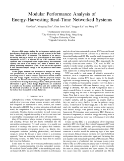 Modular Performance Analysis of Energy-Harvesting Real