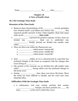 Chapter 18 notes