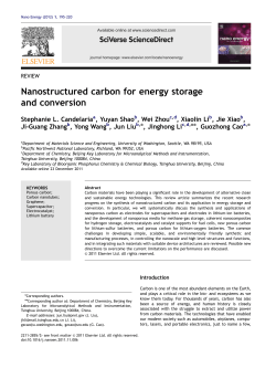 Nanostructured carbon for energy storage and conversion