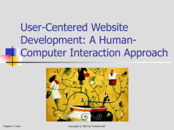 User-Centered Website Development: A Human