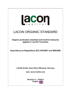 lacon organic standard