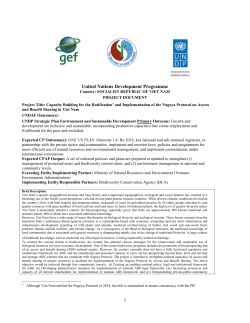 Project Document - Deliverable Description