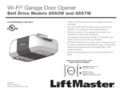 114A4831 Wi-Fi&reg; Garage Door Opener Belt Drive