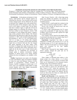 CHARGING OF OLIVINE GRAINS IN LOW ENERGY ELECTRON