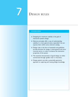 Dix07 DESIGN RULES