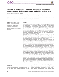 The role of perceptual, cognitive, and motor abilities in