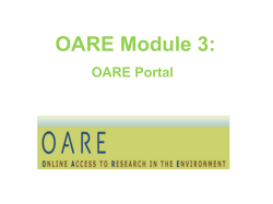 OARE Module 3