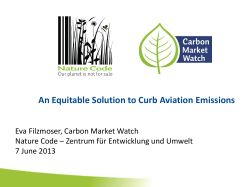 An Equitable Solution to Curb Aviation