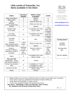 Items Avaliable in Store - Little Lambs of Evansville