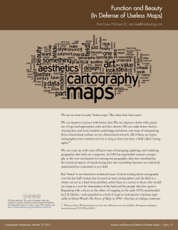 Function and Beauty (In Defense of Useless Maps)