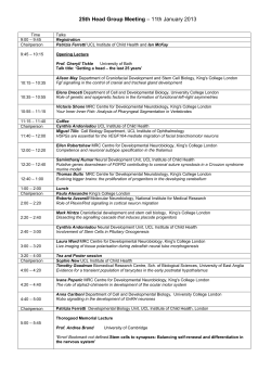 25th HGM Programme (2013)