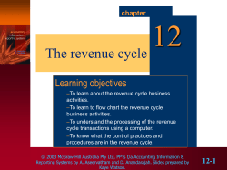 The revenue cycle