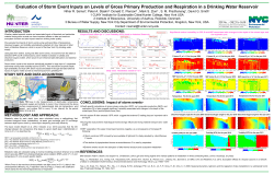 Evaluation of Storm Event Inputs on Levels of Gross Primary