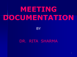Meeting Doc