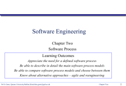 Software Engineering Notes
