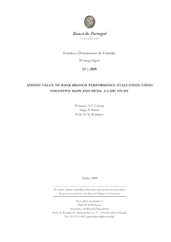 Adding Value to Bank Branch Performance Evaluation Using