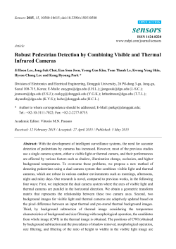 Robust Pedestrian Detection by Combining Visible and