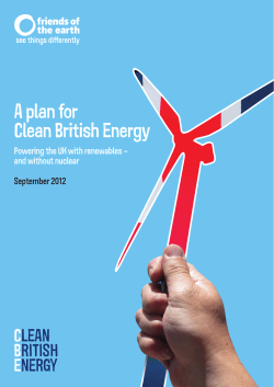 A plan for Clean British Energy