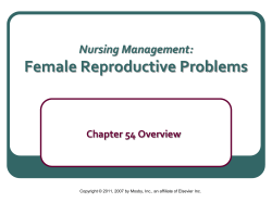Female Reproductive Problems
