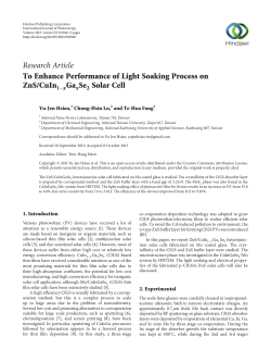 To Enhance Performance of Light Soaking Process on ZnS/Solar Cell