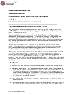 Chain Laws - Colorado Department of Education
