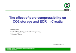 The effect of pore compressibility on CO2 t dEORi C ti