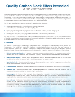 Quality Carbon Block Filters Revealed