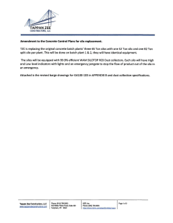 Concrete Batch Plant Control Plan &ndash; Rev 2