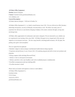 All Makes Office Equipment Position: Interior Designer Contact