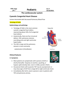 Fifth stage Pediatric Lec-3 د.خليل 19/10/2016 The cardiovascular